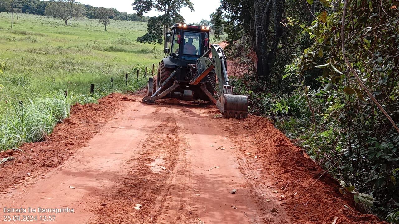 Prefeitura de Gurupi recupera cerca de 800 km de estradas vicinais em 2024