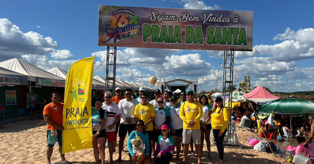 Projeto Praia Consciente do Governo do Tocantins Visita Praias em Itacajá, Rio Sono, Couto Magalhães e Tocantinópolis