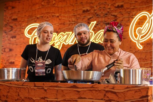 Chef Maria Célia é a grande campeã da primeira edição do Encontro de Gigantes no FGT