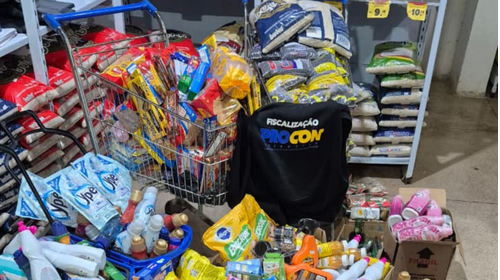 Procon Tocantins apreende mais de dois mil produtos em Paraíso durante Operação “De Olho no Prazo de Validade”